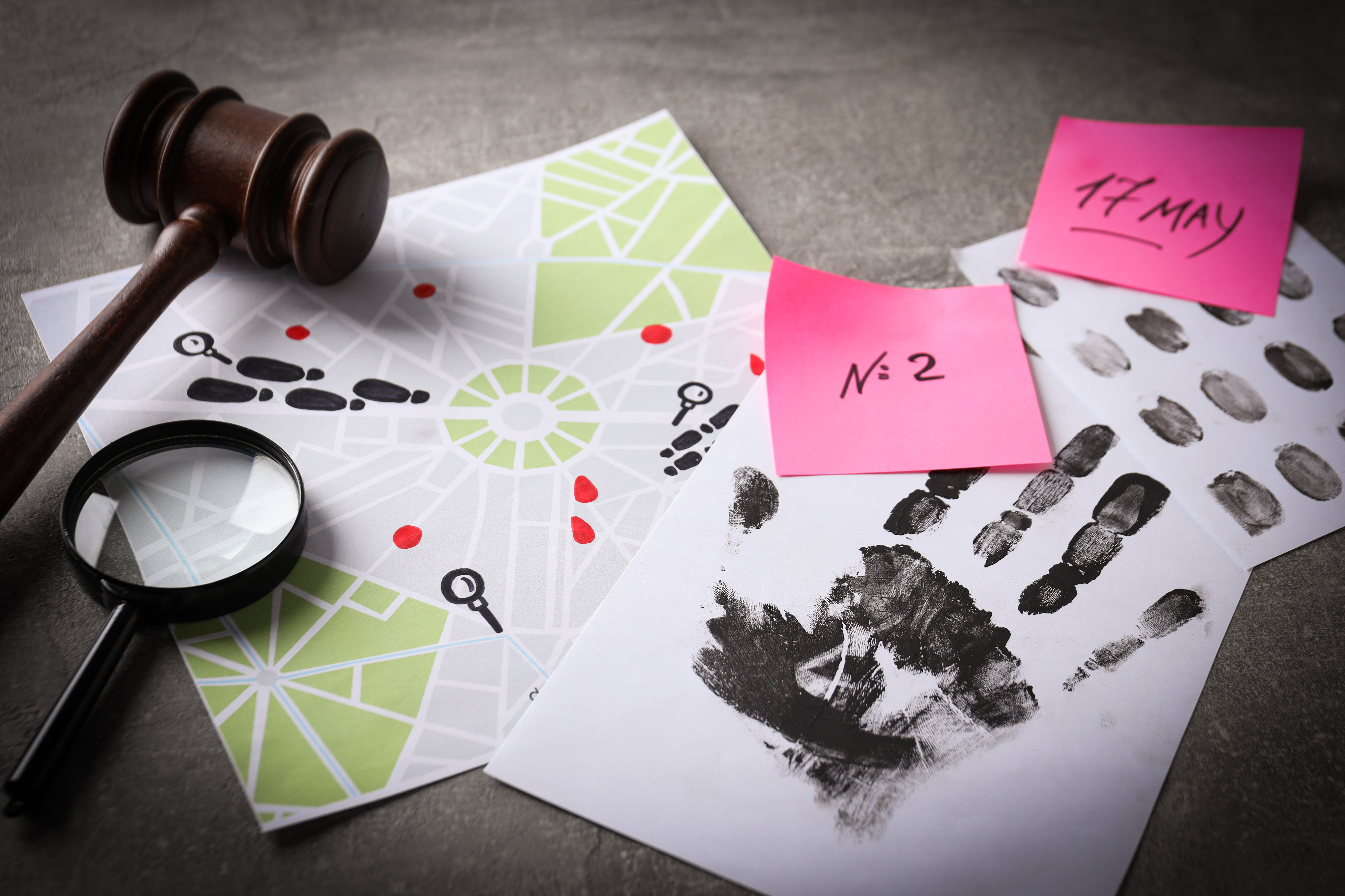 Investigation tools used to document evidence for a car accident claim Tampa summer crash
